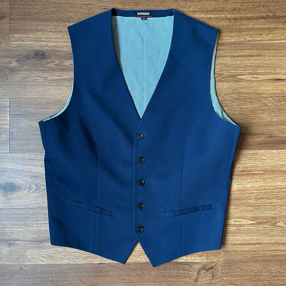 NWOT Express Men Suit Vest - Large